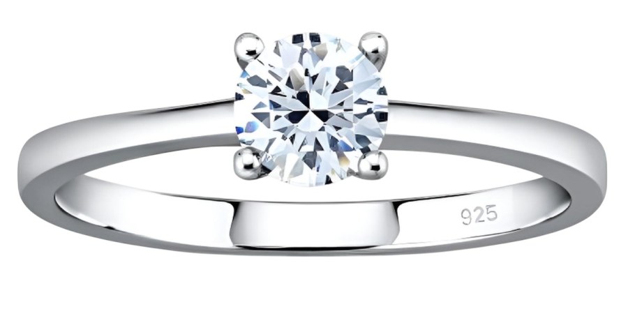 Silvego Stříbrný prsten MADISON se Swarovski Zirconia JJJR2339sw 56 mm - Prsteny Zásnubní prsteny