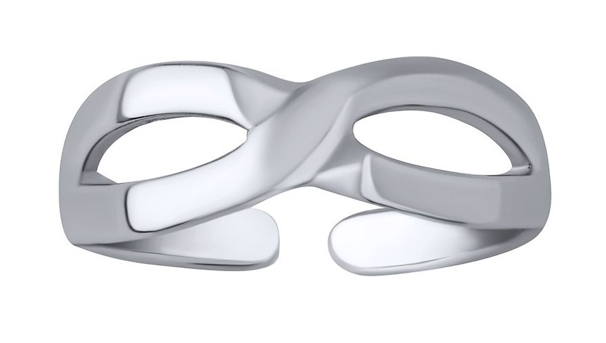 Silvego Stříbrný prsten na nohu Infinity Ursula PRM11662R - Prsteny Prsteny bez kamínku