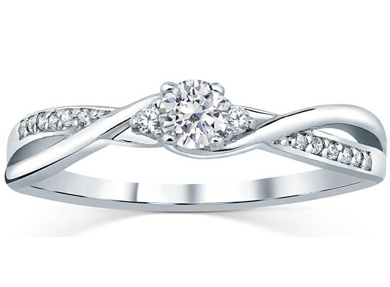 Silvego Stříbrný prsten s krystaly Swarovski FNJR085sw 63 mm Silvego Stříbrný prsten s krystaly Swarovski FNJR085sw 63 mm - Prsteny Prsteny s kamínkem