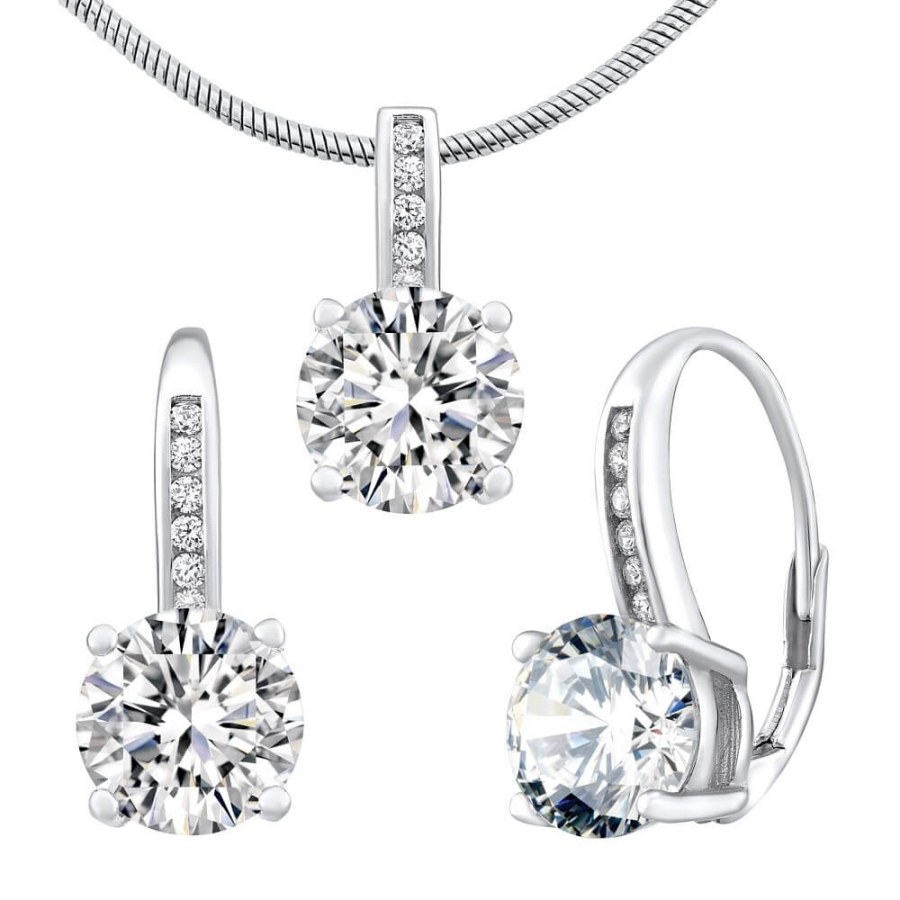 Silvego Stříbrný set šperků Verity LPS1335ES (náušnice, přívěsek) - Sety šperků Soupravy šperků