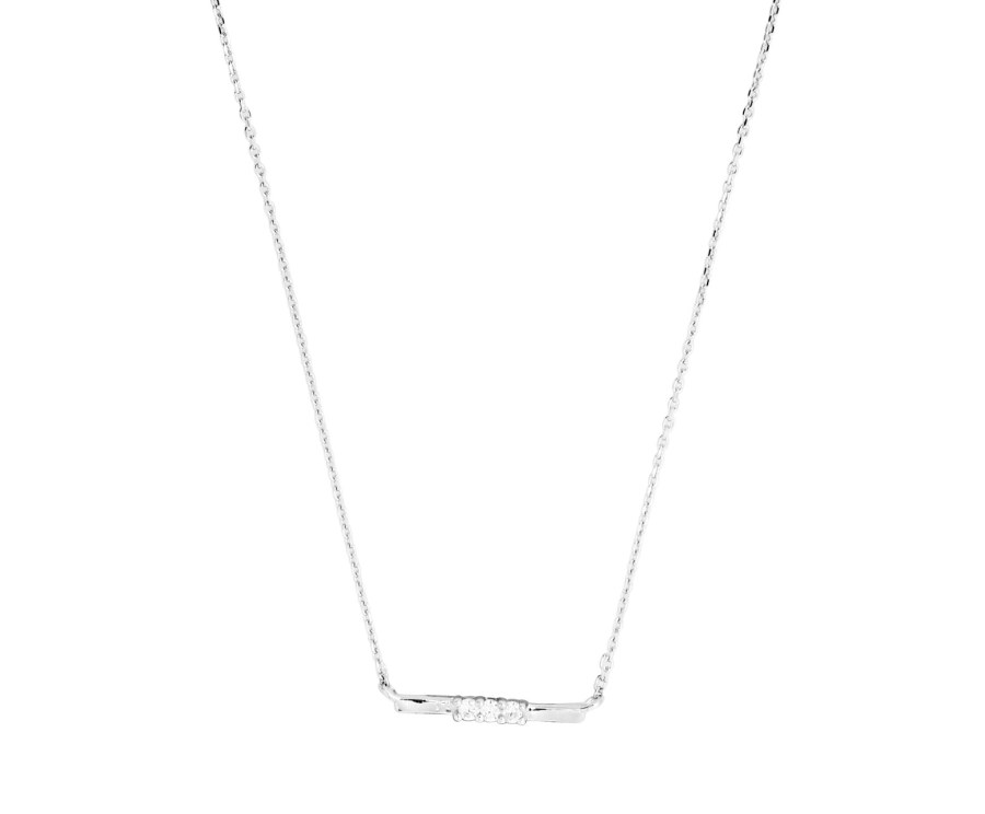 Silver Cat Elegantní stříbrný náhrdelník se zirkony Beauty SC637 Silver Cat Elegantní stříbrný náhrdelník se zirkony Beauty SC637 - Náhrdelníky