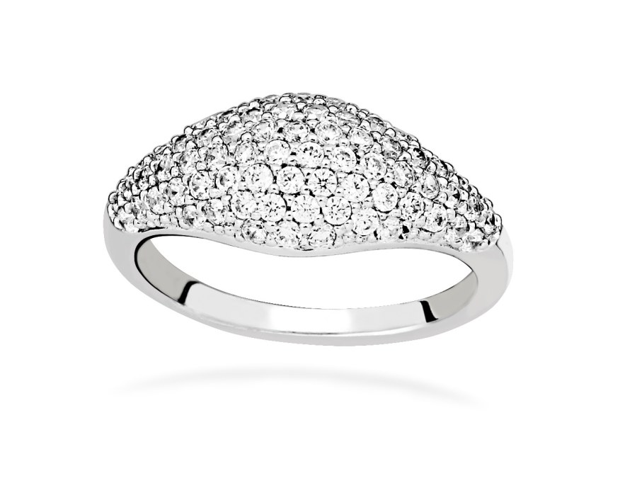 Silver Cat Třpytivý stříbrný prsten s kubickými zirkony Beauty SC641 54 mm Silver Cat Třpytivý stříbrný prsten s kubickými zirkony Beauty SC641 54 mm - Prsteny Prsteny s kamínkem