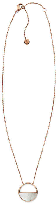 Skagen Bronzový náhrdelník s perletí SKJ0997791 - Náhrdelníky