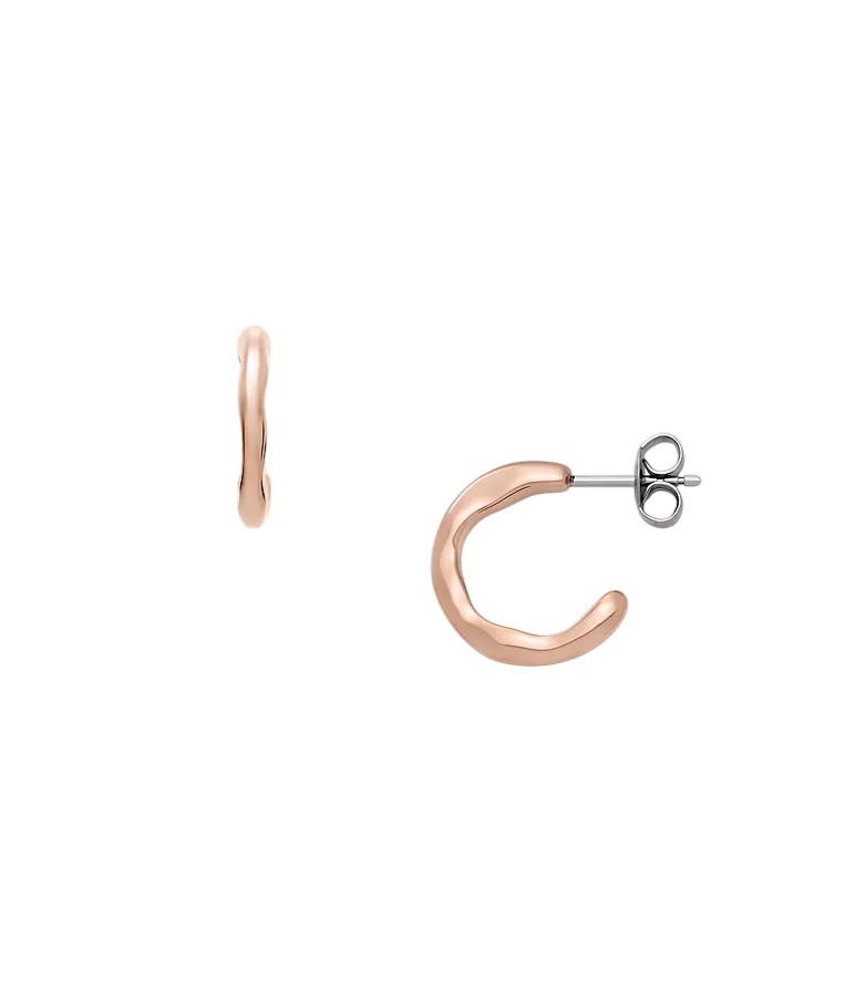 Skagen Designové bronzové kruhy Moderne Stak SKJ1873791 - Náušnice Kruhy