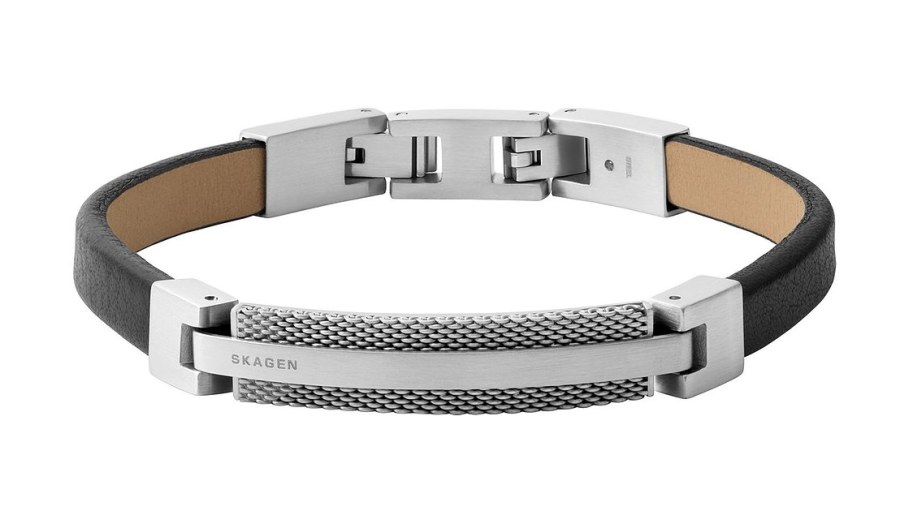 Skagen Kožený náramek pro muže Torben SKJM0208040 - Náramky Kožené náramky