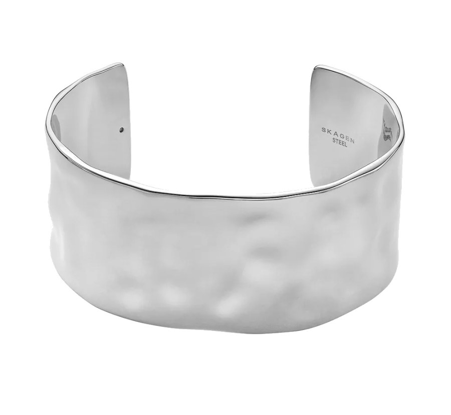 Skagen Masivní ocelový pevný náramek Moderne Stak SKJ1878040 - Náramky Pevné náramky