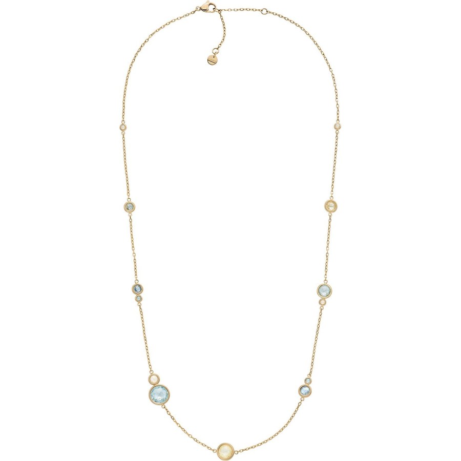 Skagen Pozlacený náhrdelník Sofie Sea Glass SKJ1895710