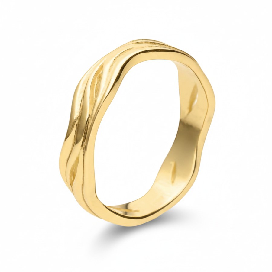 Soliter Elegantní prsten ze žlutého zlata 221 001 00694 00 68 mm - Prsteny Prsteny bez kamínku