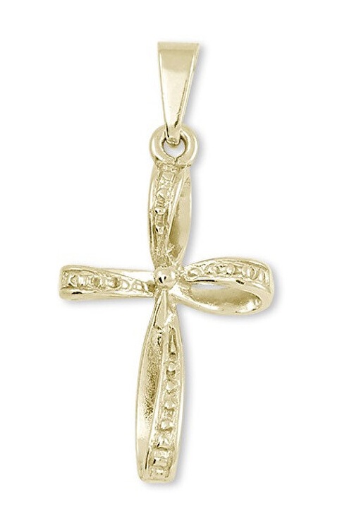 Soliter Jemný zlatý přívěsek křížek 241 001 01087 - Přívěsky Přívěsky na řetízky