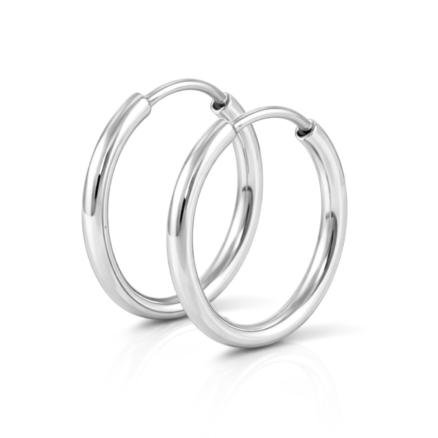 Soliter Kruhy z&nbsp;bílého zlata 231 001 00333 07 - Náušnice Kruhy