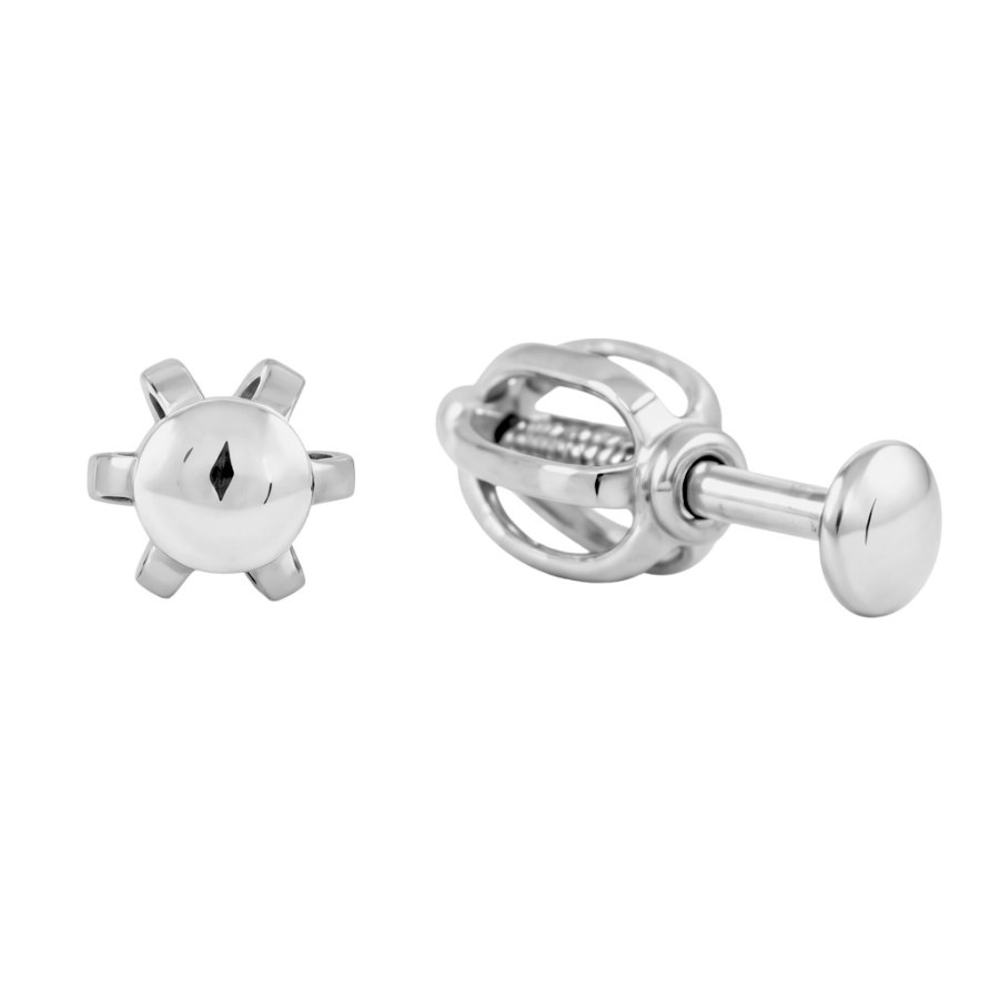 Soliter Minimalistické pecky z&nbsp;bílého zlata 231 001 00283 07 - Náušnice Pecky