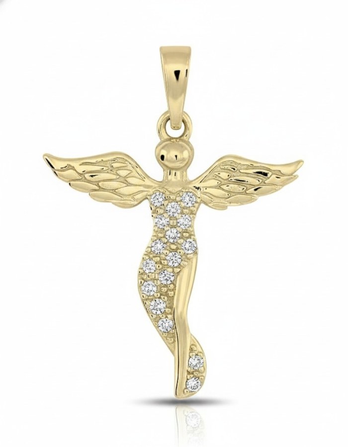 Soliter Přívěsek ze žlutého zlata Andělíček 249 001 00545 - Přívěsky Přívěsky na řetízky