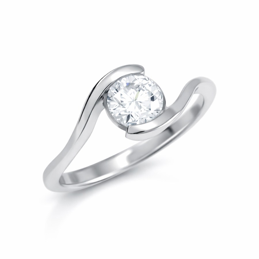 Soliter Stříbrný zásnubní prsten 426 001 00422 04 58 mm - Prsteny Zásnubní prsteny