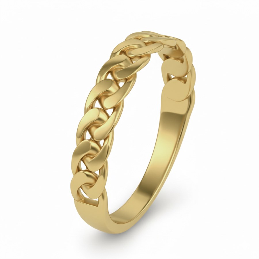 Soliter Stylový dámský prsten ze žlutého zlata 221 001 00680 00 61 mm - Prsteny Prsteny bez kamínku