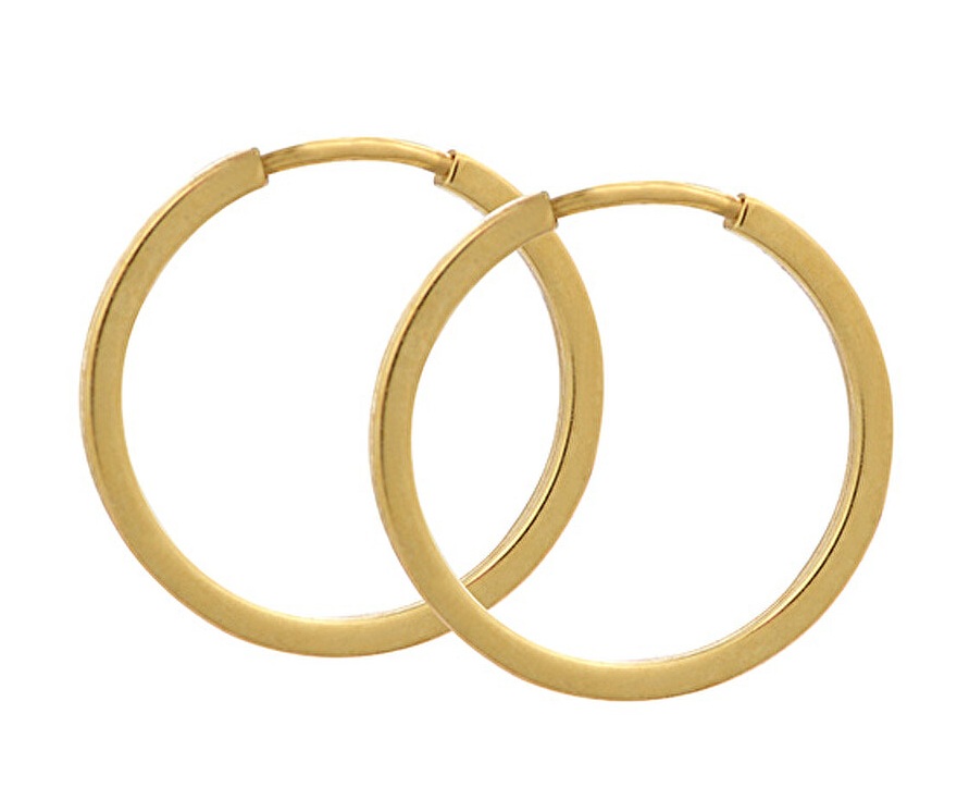 Soliter Zlaté náušnice kruhy 231 001 00199 - Náušnice Kruhy