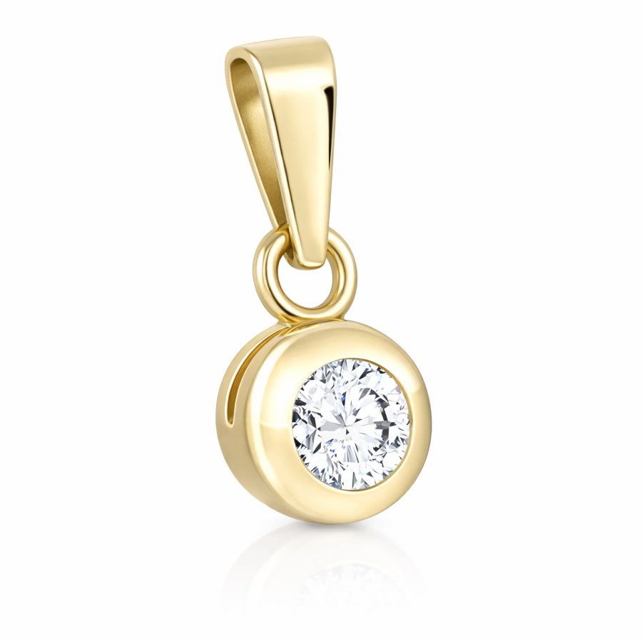 Soliter Zlatý přívěsek s&nbsp;krystalem 246 001 00322 - Přívěsky Přívěsky na řetízky