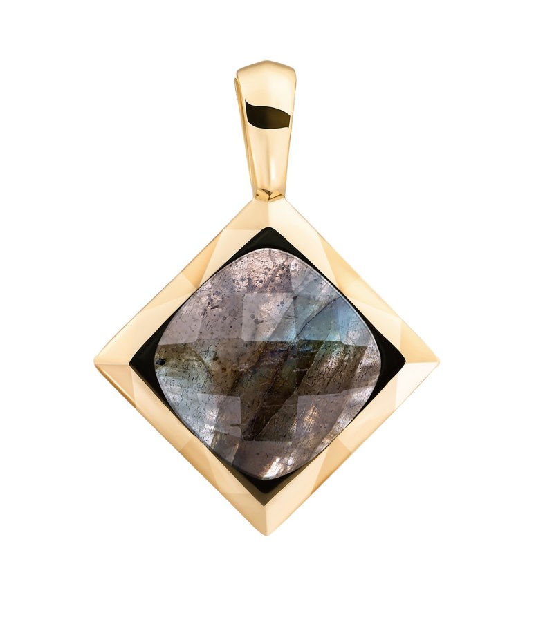 Sparkling Jewels Pozlacený přívěsek s labradoritem SPG32-G18 Sparkling Jewels Pozlacený přívěsek s labradoritem SPG32-G18 - Přívěsky a korálky