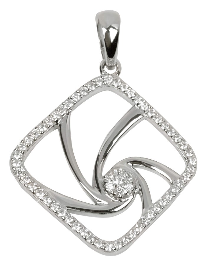 Silver Cat Designový stříbrný přívěsek s kubickými zirkony Beauty SC083 Silver Cat Designový stříbrný přívěsek s kubickými zirkony Beauty SC083 - Přívěsky a korálky