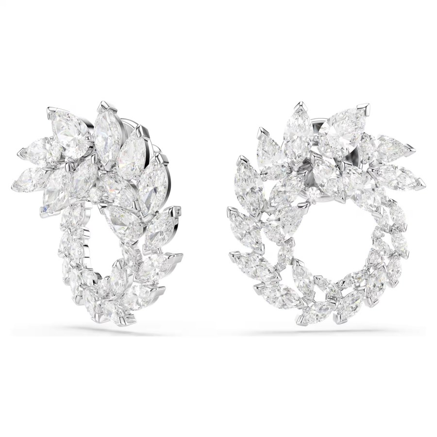 Swarovski Blyštivé náušnice se zirkony Věnec Mesmera 5748008