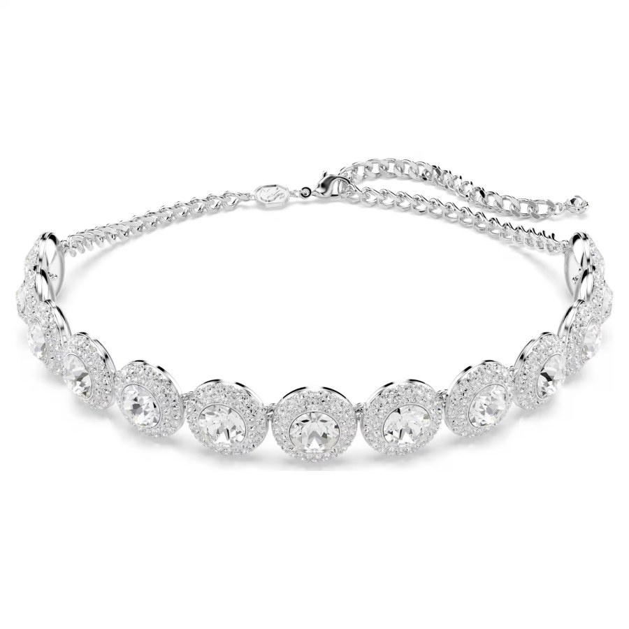 Swarovski Blyštivý náhrdelník choker s&nbsp;krystaly Una Angelic 5733194 - Náhrdelníky Náhrdelníky s&nbsp;kameny