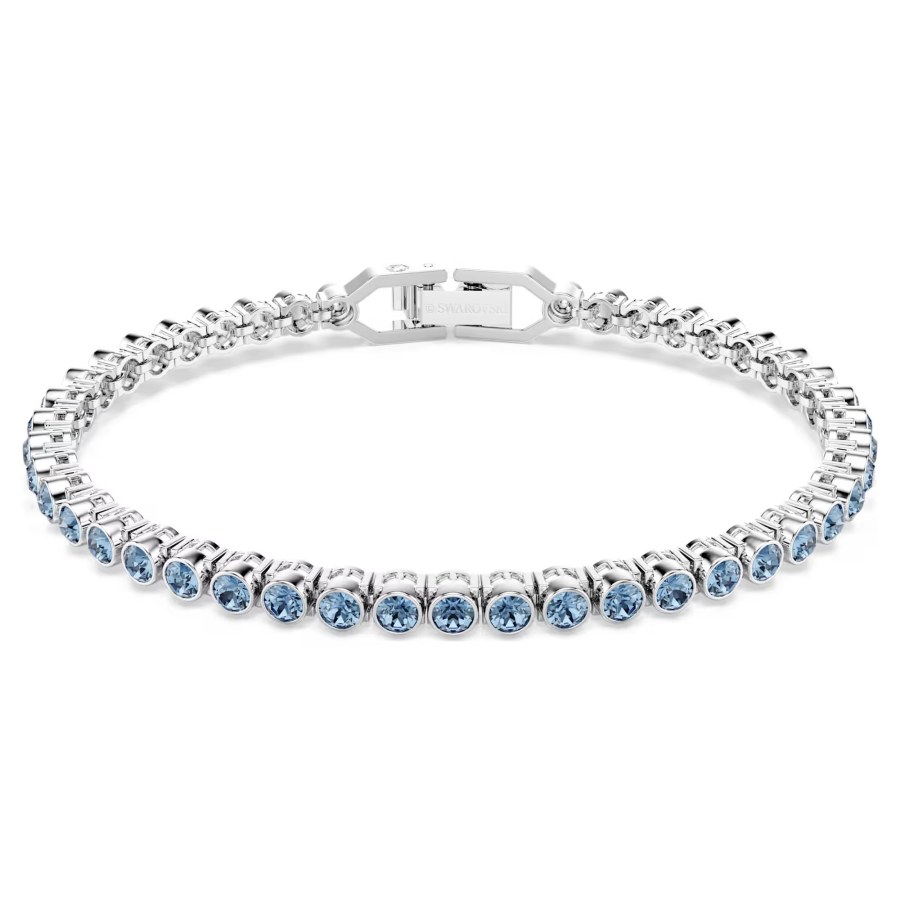 Swarovski Blyštivý náramek s krystaly Swarovski Tennis Imber Emily 5734239