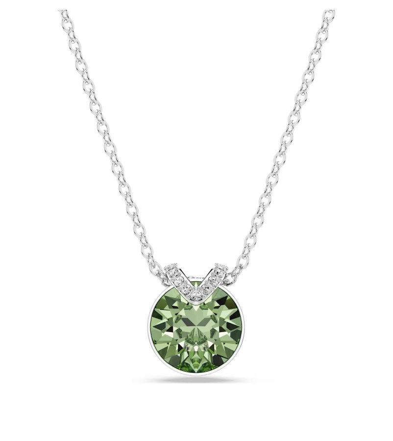 Swarovski Elegantní náhrdelník se zeleným krystalem Bella 5724285 Swarovski Elegantní náhrdelník se zeleným krystalem Bella 5724285 - Náhrdelníky