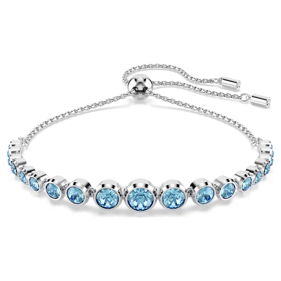 Swarovski Elegantní náramek s modrými krystaly Tennis Imber 5719282 Swarovski Elegantní náramek s modrými krystaly Tennis Imber 5719282 - Náramky Řetízkové náramky