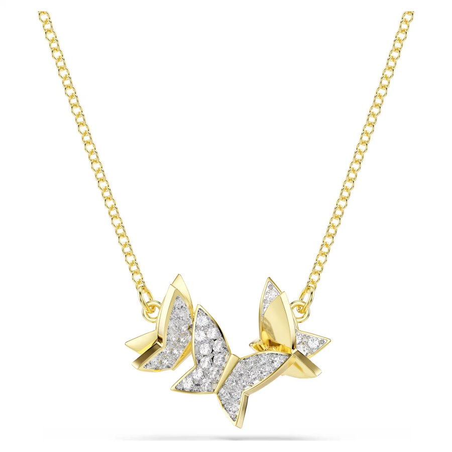 Swarovski Elegantní pozlacený náhrdelník Motýl Idyllia Lilia 5736068 Swarovski Elegantní pozlacený náhrdelník Motýl Idyllia Lilia 5736068 - Náhrdelníky