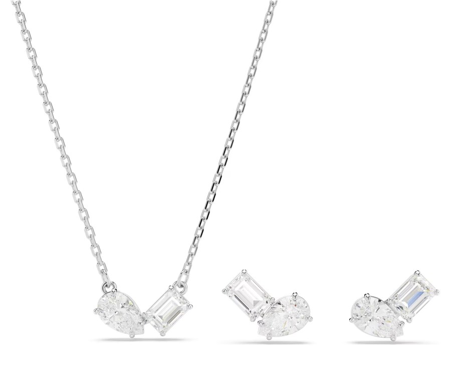 Swarovski Elegantní sada šperků s krystaly Mesmera 5665829 (náušnice, náhrdelník) - Sety šperků Soupravy šperků