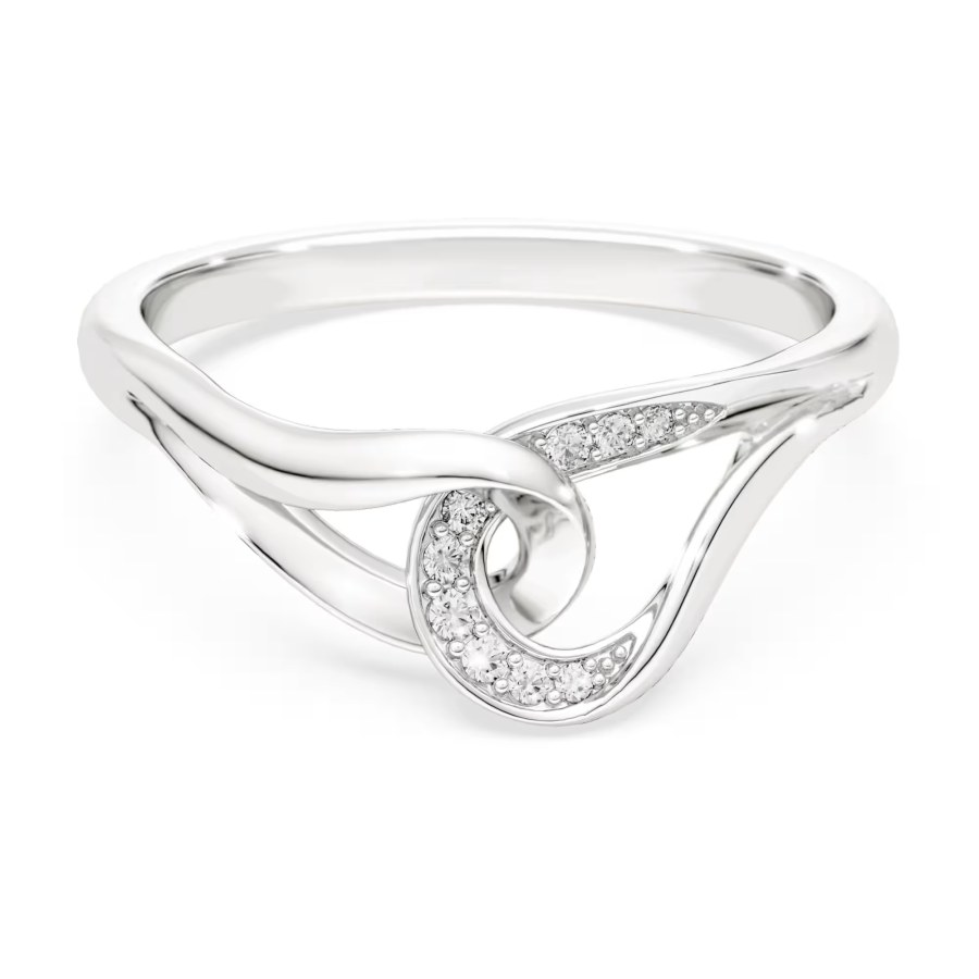 Swarovski Elegantní stříbrný prsten se zirkony Classica 5745566 50 mm