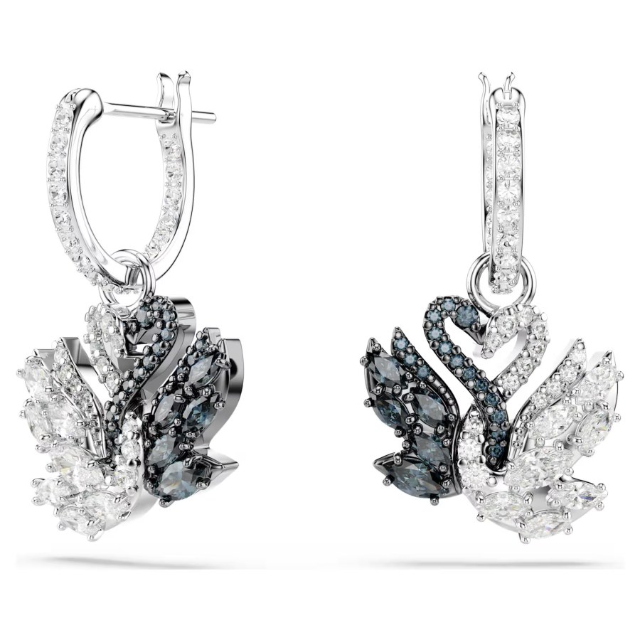 Swarovski Ikonické visací náušnice 2v1 Swan 5705728 Swarovski Ikonické visací náušnice 2v1 Swan 5705728 - Náušnice Visací náušnice