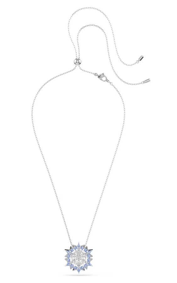 Swarovski Jedinečný set šperků Sněhová vločka Magic 5737619 (řetízek, brož)