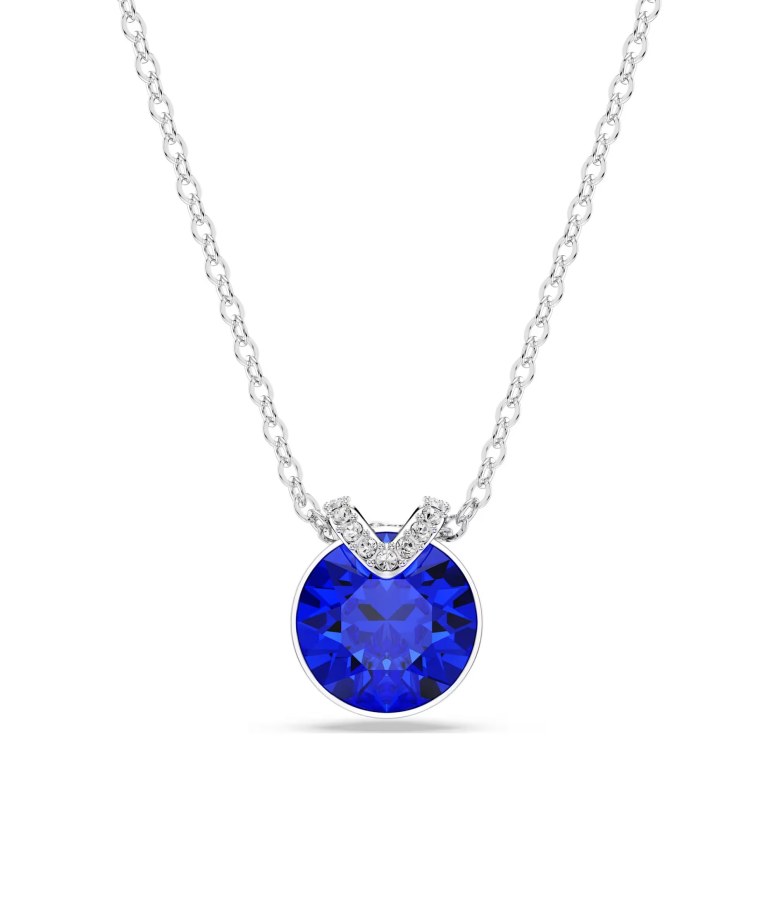 Swarovski Krásný náhrdelník s tmavě modrým krystalem Bella 5724286 Swarovski Krásný náhrdelník s tmavě modrým krystalem Bella 5724286 - Náhrdelníky