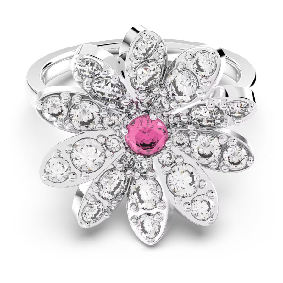 Swarovski Květinový prsten se zirkony Eternal Flower 5642893 60 mm