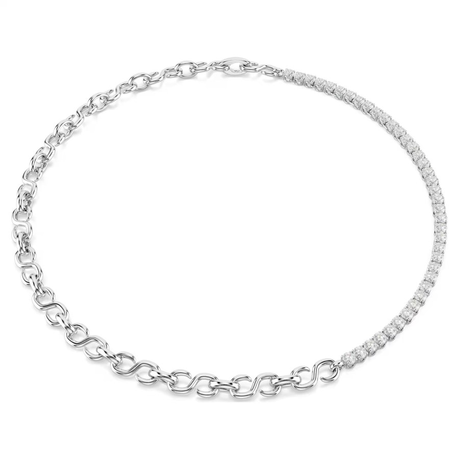 Swarovski Unisex náhrdelník s čirými zirkony Matrix Tennis 5747732
