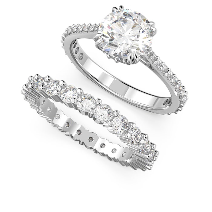 Swarovski Luxusní sada dvou prstenů Constella 564921 52 mm - Prsteny Prsteny s kamínkem