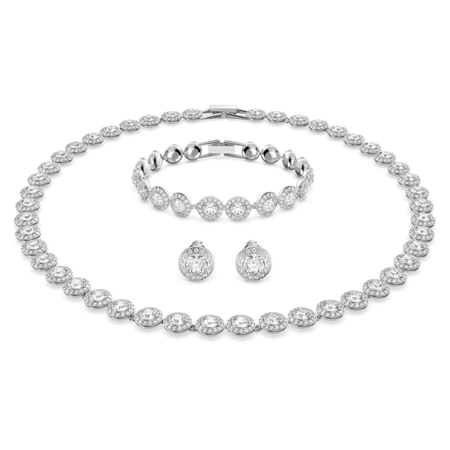 Swarovski Luxusní sada šperků s krystaly Angelic 5367853 (náušnice, náramek, náhrdelník) - Sety šperků Soupravy šperků