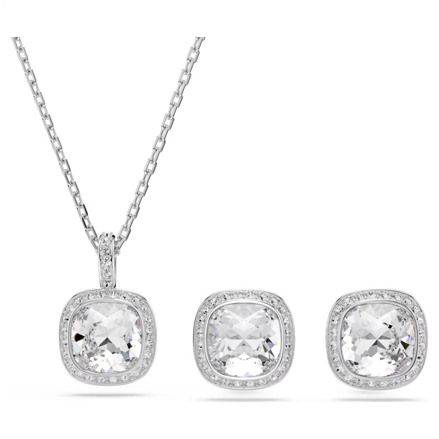 Swarovski Luxusní sada šperků s&nbsp;krystaly Una Angelic 5754343 (náušnice, náhrdelník) - Sety šperků Soupravy šperků