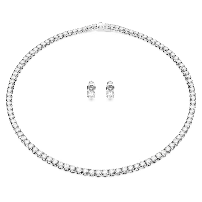 Swarovski Luxusní set šperků Matrix Tennis 5647730 (náhrdelník, náušnice) - Náhrdelníky