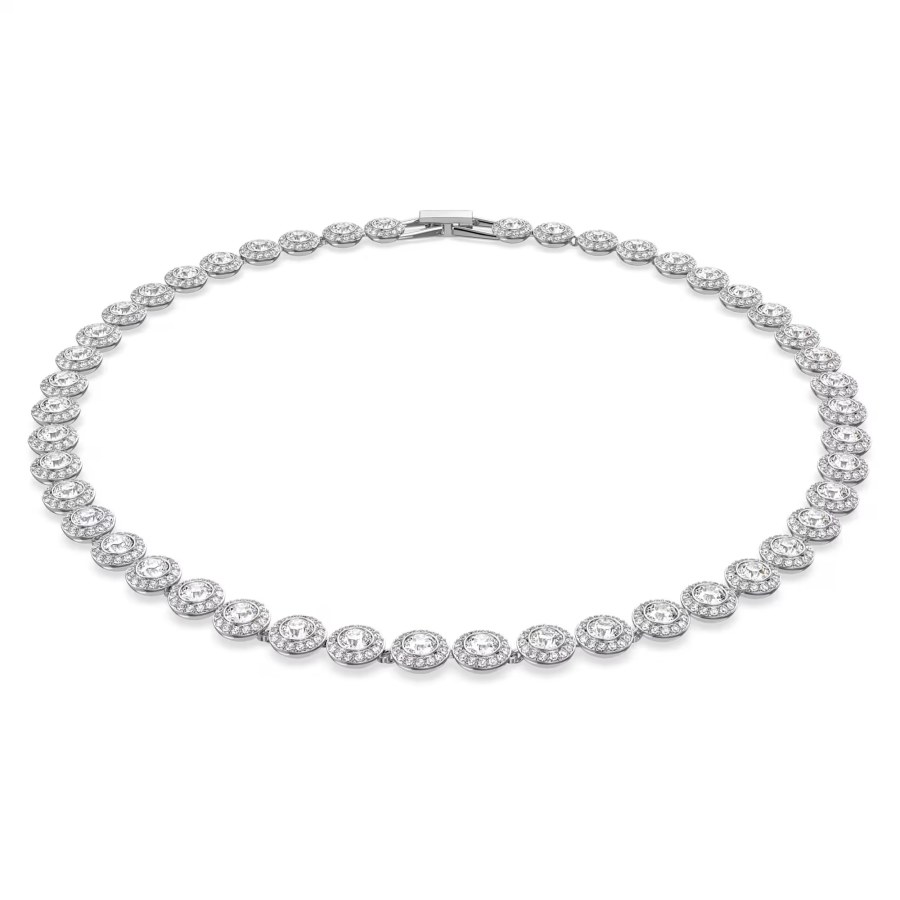 Swarovski Luxusní tenisový náhrdelník s krystaly Una Angelic Tennis 5727095 36 cm - Náhrdelníky Náhrdelníky s kameny