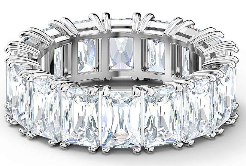 Swarovski Luxusní třpytivý prsten Vittore 5572699 50 mm - Prsteny Prsteny s kamínkem