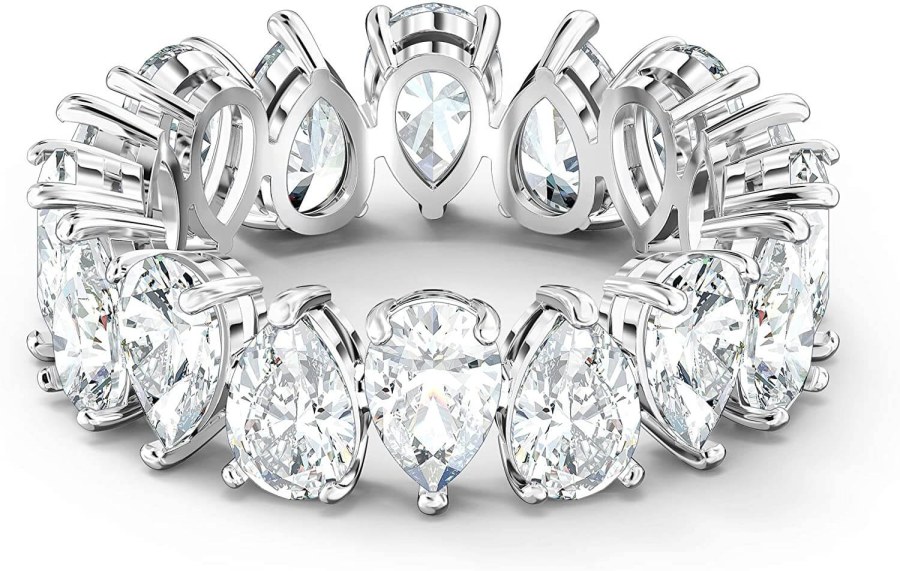 Swarovski Luxusní třpytivý prsten Vittore 5572827 50 mm - Prsteny Prsteny s kamínkem