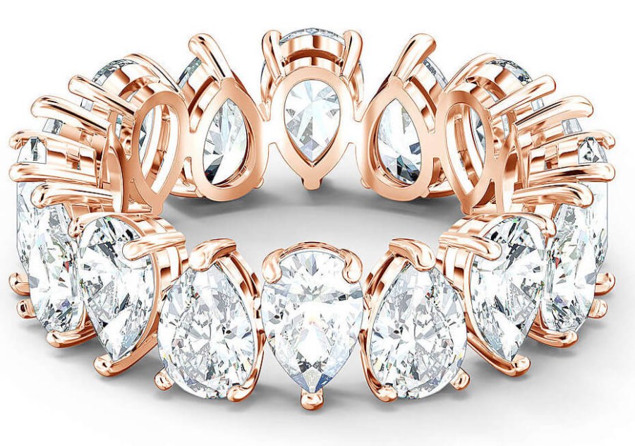 Swarovski Luxusní třpytivý prsten Vittore 5586163 50 mm - Prsteny Prsteny s kamínkem