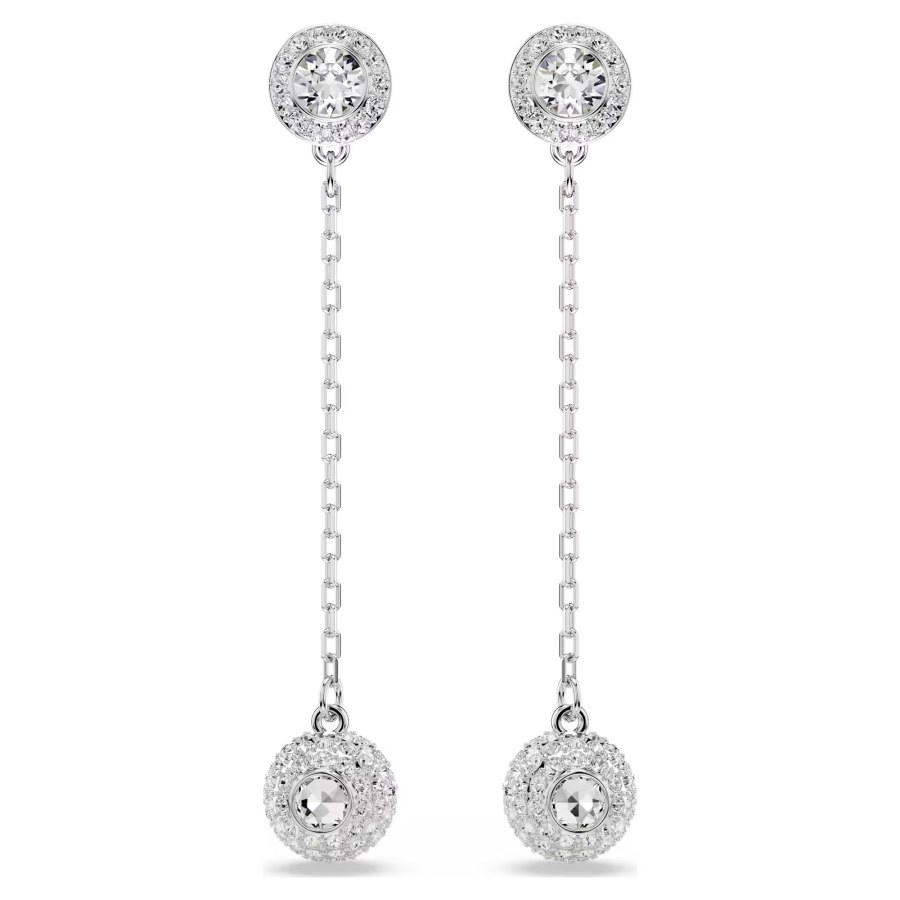 Swarovski Luxusní visací náušnice 2v1 Una Angelic 5732273 - Náušnice S kamínky