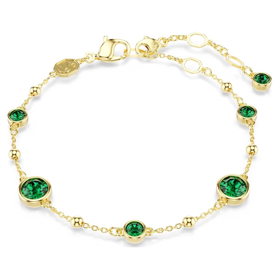 Swarovski Fashion pozlacený náramek s krystaly Imber 5730676 Swarovski Fashion pozlacený náramek s krystaly Imber 5730676 - Náramky Řetízkové náramky