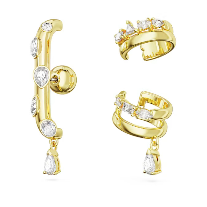 Swarovski Módní sada pozlacených náušnic s krystaly Dextera 5663334 - Sety šperků Soupravy šperků