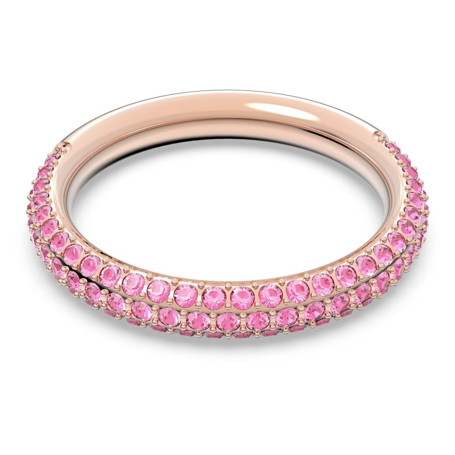 Swarovski Nádherný prsten s růžovými krystaly Swarovski Stone 5642910 52 mm - Prsteny Prsteny s kamínkem