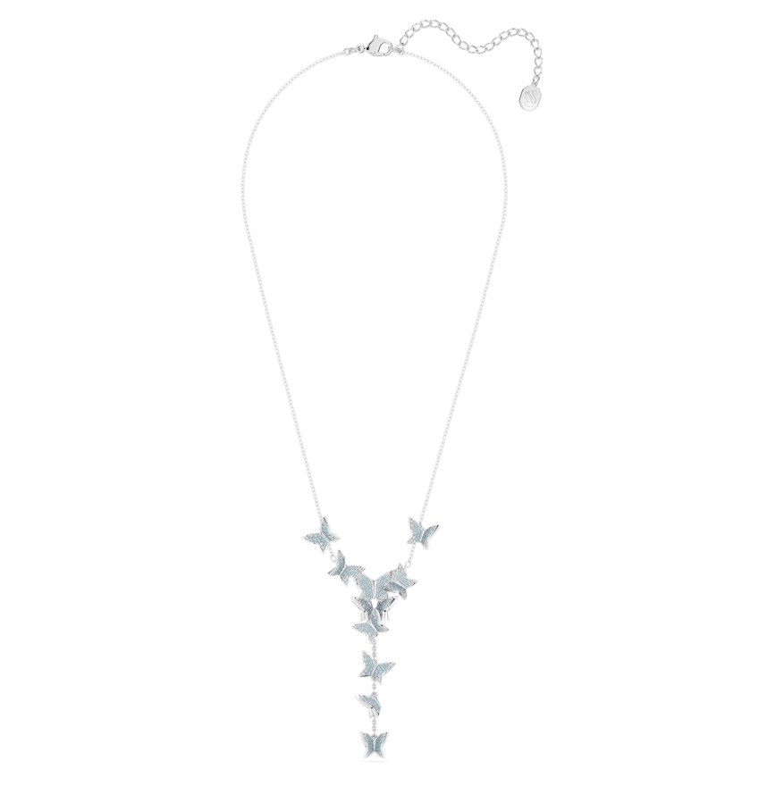 Swarovski Okouzlující motýlkový náhrdelník s krystaly Y Lilia 5662179 - Náhrdelníky
