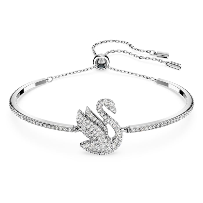 Swarovski Okouzlující náramek s labutí Iconic Swan 5649772 - Náramky