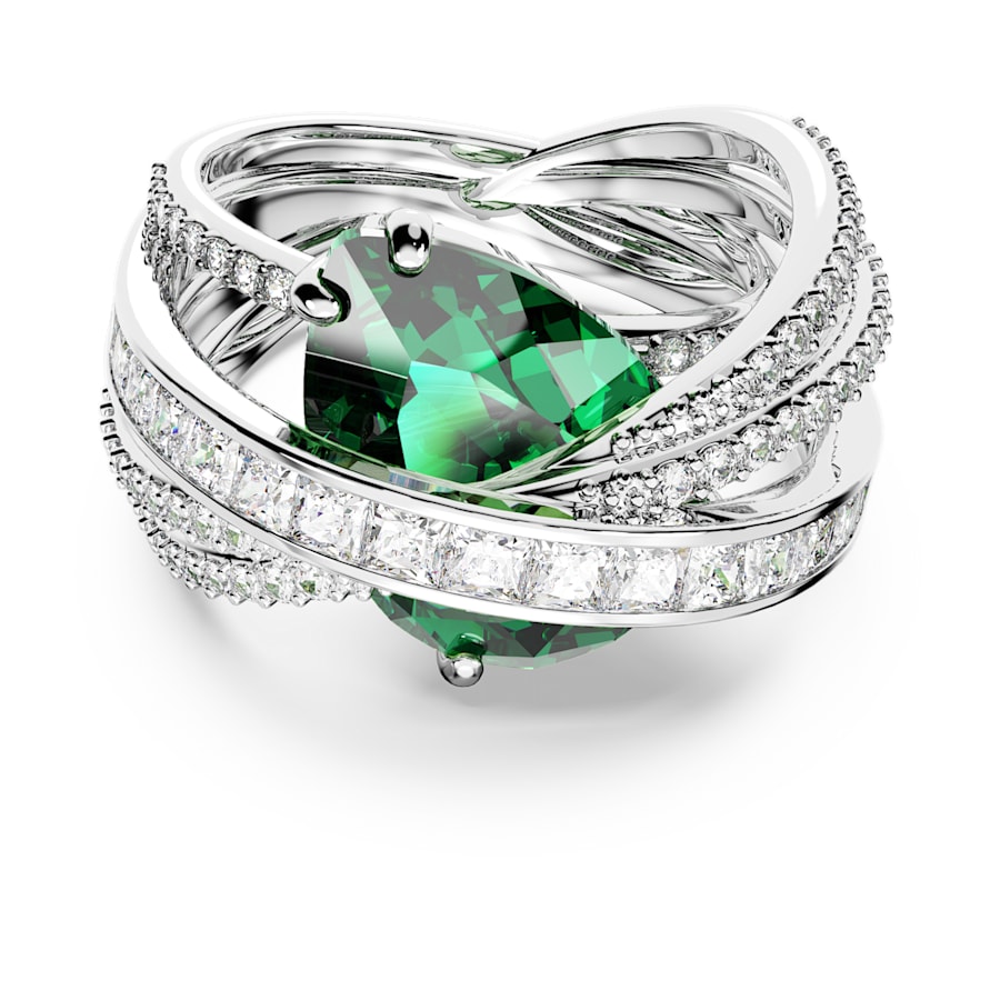 Swarovski Okouzlující prsten s krystaly Hyperbola 5666957 58 mm - Prsteny Prsteny s kamínkem